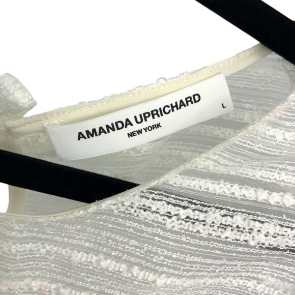 Amanda Uprichard Lace Merris Top Ivory Size Large $192 MSRP - Picture 4 of 7